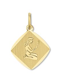 ONE ELEMENT Damen Sternzeichen-Anhänger "Jungfrau Sternzeichen Anhänger aus 333 Gelbgold", Jungfrau, Gelbgold 333-Gold, gold, Gelbgold 333, Gold,