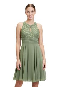 Vera Mont Damen Abendkleid "Vera Mont Abendkleid mit Spitze", grün, Gr. 34, Chiffon, Spitze, Obermaterial: 100% Polyester. Futter: 100% Polyester.,