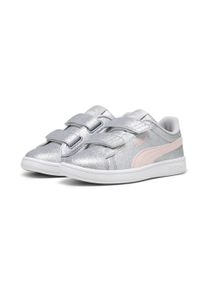 Puma Kinder Sneaker "Smash 3.0 Glitz Glam Sneakers Mädchen", Gr. 34glacial gray frosty pink, Obermaterial: Textil, Synthetik; Futter: Textil;