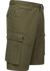 Ragwear Herren Shorts "Merly", grün, sportlich, Gr. 33, Material: 100% Baumwolle, Hosen, Kurze Herren Cargo-Hose mit großen Taschen