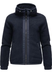 Ragwear Damen Sweatjacke "Nordicka", blau, modisch, Gr. L, Fleece, Obermaterial: 100% Polyester, Innenfutter: 100% Polyester, Sweatjacken, Sportliche