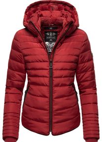 Marikoo Damen Winterjacke "Amber", rot, casual, Gr. L, unifarben, Obermaterial: 100% Polyester, Futter: 100% Polyester, Wattierung: 100% Polyester,