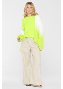 Damen Rundhalsshirtnew lime, casual, Gr. S, SENSES.THE LABEL, bedruckt, Material: 100% Baumwolle, Shirts, aus Baumwolle
