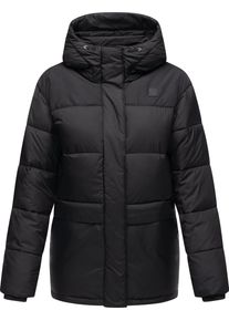 Ragwear Damen Anorak "Wikesh", schwarz, modisch, Gr. XL, Obermaterial 1: 100% Nylon, Obermaterial 2: 100% Polyester, Innenfutter: 100% Polyester,