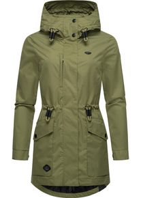 Ragwear Damen Parka "Alysa", grün, modisch, Gr. XL, Obermaterial: 100% Polyester, Innenfutter: 100% Polyester, Jacken, stylische Damen Übergangsjacke