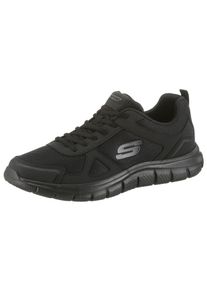 Skechers Herren Sneaker "Track-Scloric", Gr. 48,5, schwarz, Textil, Leder, sportlich, Schuhe, Freizeitschuh, Halbschuh, Schnürschuh mit Skechers