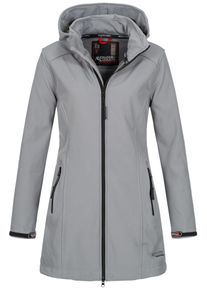 Damen Softshelljacke "Alessia", grau, Gr. XXL, Alessandro Salvarini, Obermaterial: 96% Polyester, 4% Elasthan; Innenmaterial: 100% Polyester, Jacken,
