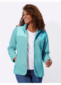 Casual Looks Damen Langjacke, blau, Gr. 38, unifarben, 100% Polyester, Besatz:100% Polyester, Jacken
