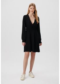 Mavi Damen Minikleid "MINI WOVEN DRESS", schwarz, casual, Gr. L, unifarben, Stoff, 100% Viscose, Kleider, Kleid kurz
