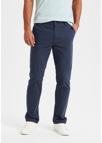 H.I.S. H.I.S Herren Chinohose "regular-fit", blau, casual, Gr. 32, unifarben, Web, Obermaterial: 98% Baumwolle, 2% Elasthan, Hosen, lange Hose, aus