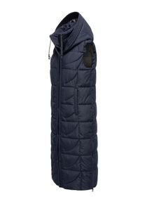Navahoo Damen Steppweste "Brezelchen", blau, modisch, Gr. M, Oberstoff: 100% Polyester; Futter: 100% Polyester; Wattierung: 100% Polyester, Westen,