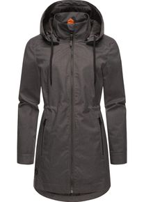 Ragwear Damen Kurzmantel "Dakkota II", grau, modisch, Gr. M, Obermaterial: 100% Polyester, Innenfutter: 100% Polyester, Mäntel, Wasserdichter