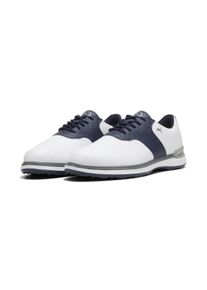 Puma Golfschuh "Puma Avant Golfschuhe Herren", Gr. 40,5, weiß, Obermaterial: Kuhleder; Futter: Textil, Synthetik; Innensohle: Textil; Laufsohle: