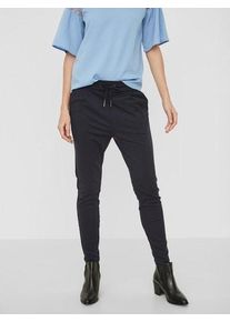 Véro Moda VERO MODA Damen Jogger Pants "VMEVA MR LOOSE STRING PANT GA NOOS", blau, modisch, Gr. S, unifarben, Web, Obermaterial: 65% Viskose, 30% Nylon, 5%