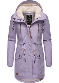 Ragwear Damen Wintermantel "Elsie", lila, casual, Gr. XL, Außenmaterial: 65% Polyester, 35% Baumwolle, Innenfutter: 100% Polyester, Wattierung: 100%