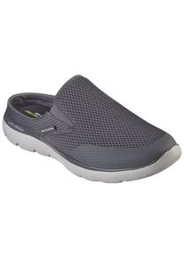 Skechers Herren Clog "SUMMITS", Gr. 48,5, grau, Textil, sportlich, Schuhe, Sommerschuh, Schlappen, Urlaub, im sportiven Look