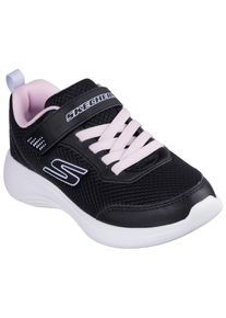 Skechers Kinder Sneaker "SELECTORS", Gr. 31, schwarz, Textil, Lederimitat, sportlich, Schuhe, Slip-On Sneaker mit Klettverschluss, Größenschablone