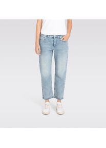 MAC Damen 5-Pocket-Jeans "STRAIGHT", blau, casual, Gr. 34, Denim/Jeans, Obermaterial: 99% Baumwolle, 1% Elasthan, Jeans, mit Stretch