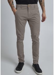 Blend Herren Chinohose "BHNATAN", grau, modisch, Gr. 32, unifarben, Web, Obermaterial: 98% Baumwolle, 2% Elasthan, Hosen