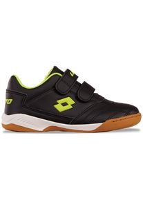 Lotto Kinder Hallenschuh, Gr. 26, schwarz, Synthetik, mehrfarbig, sportlich, Schuhe, - mit nicht-färbender Sohle