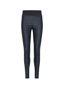Freequent Damen Jeggings "FQSHANTAL", blau, casual, Gr. XL, unifarben, Web, Obermaterial: 76% Viskose, 21% Polyamid, 3% Elasthan, Hosen, mit breitem