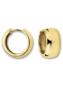ONE ELEMENT Damen Paar Creolen "Ohrringe Creolen aus 333 Gelbgold Ø 15,5 x 7,0 mm", Damen, Gelbgold 333, gold, Gelbgold 333, Ohrringe, Damen Gold