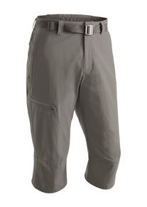 Maier Sports Herren Caprihose "Jennisei", braun, Gr. 48, 90% Polyamid, 10% Elasthan, Hosen, Funktionscapri aus atmungsaktivem, elastischem Material