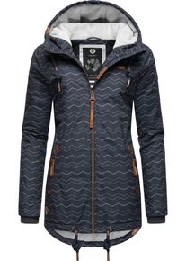 Ragwear Damen Winterjacke "Zuzka Winter", blau, modisch, Gr. S, Außenmaterial: 100% Polyester, Innenfutter: 100% Polyester, Wattierung: 100%