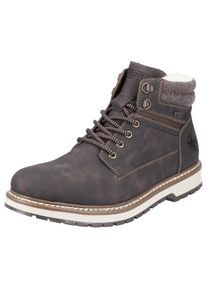 Rieker Herren Winterstiefelette, Gr. 40, braun, Lederimitat, Textil, sportlich, Schuhe, mit TEX-Membran