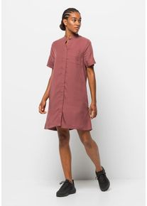 Jack Wolfskin Damen Blusenkleid "MOJAVE DRESS", rot, Gr. XXL, OBERSTOFF 100% VISKOSE FUTTER 65% POLYESTER, 35% BAUMWOLLE, Kleider
