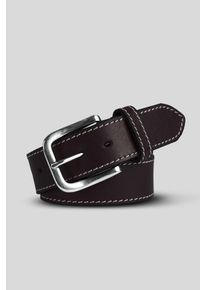 MEYER Damen Ledergürtel "Gürtel", braun, casual, Gr. 125, unifarben, Baumwolle, Gürtel, in unifarbenen Design