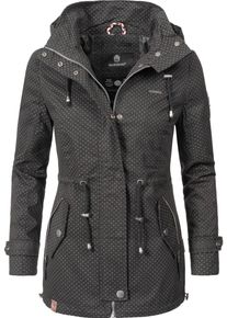 Marikoo Damen Outdoorjacke "Nyokoo", schwarz, modisch, Gr. S, Oberstoff: 100% Baumwolle; Futter: 100% Polyester; Wattierung: 100% Polyester;