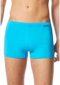 Bruno Banani Herren Badehose, blau, klassisch, Gr. M, unifarben, Polyamid, Badehosen