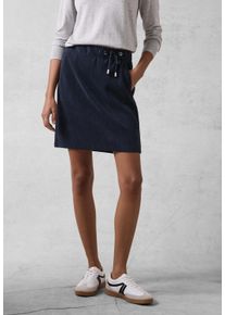 Cecil Damen Minirock, blau, casual, Gr. XL, unifarben, Stoff, 97% Polyester, 3% Elasthan, Röcke, mit Tunnelzugband