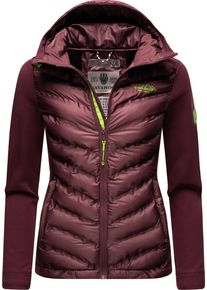 Navahoo Damen Outdoorjacke "Nimm Mich Mit", lila, sportlich, Gr. L, Obermaterial: 100% Polyester; Obermaterial Ärmel: 68% Viskose, 27% Polyamid, 5%