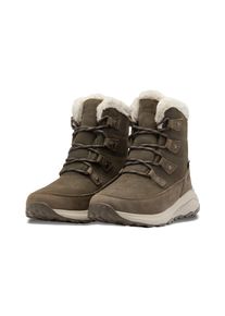 Jack Wolfskin Damen Winterboots "DROMOVENTURE TEX HIGH W", Gr. 38, braun, Leder, Synthetik, sportlich, Schuhe, Snowboots, Winterstiefel,