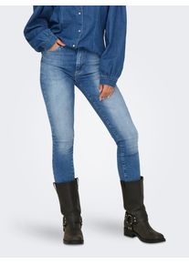 Only Damen Skinny-fit-Jeans "ONLFOREVER ICON HW SK LAK DNM GEN474NOOS", blau, modisch, Gr. 28, unifarben, Denim/Jeans, Obermaterial: 97% Baumwolle,