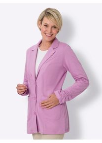 Classic Basics Damen Sweatblazer "Shirtblazer", lila, Gr. 44, 100% Baumwolle, Blazer