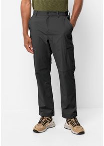 Jack Wolfskin Herren Trekkinghose "WANDERTHIRST PANTS M", schwarz, Gr. 46, OBERSTOFF: 94% POLYAMID, 6% ELASTHAN; Futter: 100% POLYESTER, Hosen