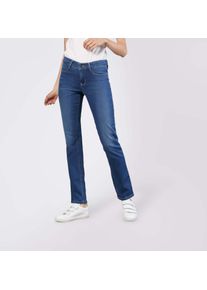 MAC Damen Stretch-Jeans "Dream", blau, casual, Gr. 42, Denim/Jeans, Obermaterial: 88% Baumwolle, 9% Polyester, 3% Elasthan, Jeans, mit Stretch für