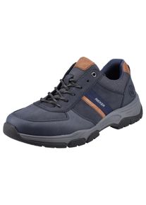 Rieker Herren Sneaker, Gr. 40, bunt, Lederimitat, sportlich, Schuhe, Freizeitschuh, Outdoorschuh, Schnürschuh mit gepolstertem Schaftrand