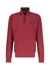 Lerros Herren Sweatshirt "Lerros Troyer-Sweatshirt in Strukturqualität", rot, Gr. S, 100% Baumwolle, Sweatshirts
