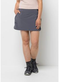 Jack Wolfskin Damen Hosenrock "PRELIGHT SKORT W", grau, Gr. S, OBERSTOFF 84% POLYAMID, 16% ELASTHAN FUTTER 89% POLYESTER, 11% ELASTHAN, Röcke