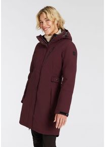 Killtec Damen Funktionsmantel "KOW 165 WMN PRK", rot, sportlich, Gr. 42, Obermaterial: 100% Polyester, Mäntel