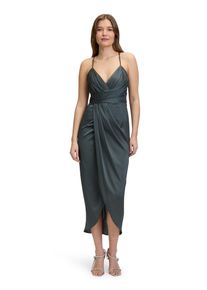 Vera Mont Damen Abendkleid "Vera Mont Abendkleid mit Raffung", grün, Gr. 42, Satin, Obermaterial: 100% Polyester. Futter: 100% Polyester / Futter2:
