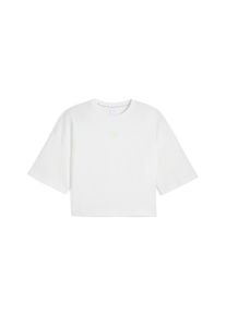 Puma Damen Trainingsshirt "Puma x HYROX Oversize T-Shirt Damen", weiß, Gr. XL, Obermaterial: 100% Baumwolle; Kragen: 71% Baumwolle, 29% Polyester,