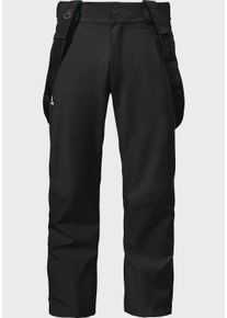 Schöffel SCHÖFFEL Herren Latzhose "Ski Pants Pontresina M", schwarz, sportlich, Gr. 50, Oberstoff : Aussenseite: 85% Nylon 15% Elasthan (Membran: Polyurethan)