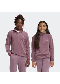 Kinder Fleecepullover "POLAR FLEECE HZ", lila, sportlich, Gr. 158, adidas originals, Obermaterial: 100% Polyester, Sweatshirts