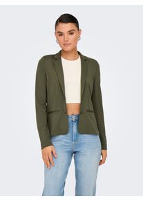 Only Damen Blusenblazer "ONLJENNY PRINTED BLAZER TLR", grün, modisch, Gr. XL, unifarben, Obermaterial: 63% Viskose, 33% Polyester, 4% Elasthan, Blazer