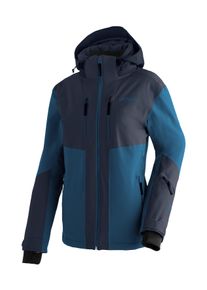 Maier Sports Damen Skijacke "Pinilla", blau, Gr. 44, 90% Polyester, 10% Elasthan, Jacken, atmungsaktive Damen Ski-Jacke, wasserdichte und winddichte